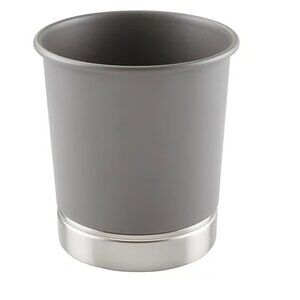 iDesign Small Bathroom Trash Waste Can York Collection